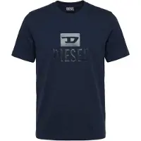 Diesel Camiseta 'T-JUST TONE ON TONE' navy