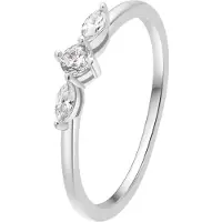Hey Happiness Anillo 'Slim Nexus' plata