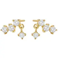 Hey Happiness Pendientes 'Starlit Drop' oro
