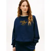 Tommy Hilfiger Sudadera azul oscuro / amarillo