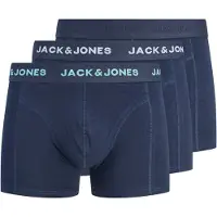Jack & Jones Calzoncillo boxer 'JACCONOR' azul oscuro / jade / blanco