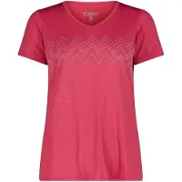 CMP - Women's Light Melange T-Shirt - Camiseta funcional size 36, fucsia