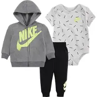 Nike Kids Body De Manga Corta Just Do It Toss 3 Unidades