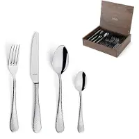 Amefa Sierra 805123MDF3C40, Juego de cubiertos de 24 piezas en estuche de madera