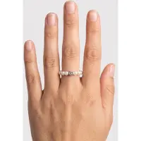 Purelei Anxiety Shiny Bloom Ring Silver / 56-60 Talla: M-L | Brazaletes Outlet | Mujer | Gris