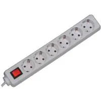 Bachmann Regleta de enchufes "SMART", de 6 enchufes, color blanco