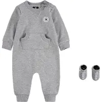 Converse Conjunto gris / rojo / blanco