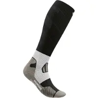Bauerfeind - Trail Run Compression Socks - Calcetines de running size 38-41 - Wade L, negro/gris