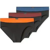 Schiesser Braga zafiro / naranja neón / rojo vino / negro