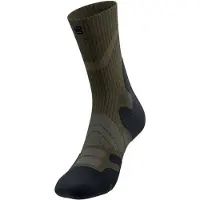 Bauerfeind Sports - Outdoor Merino Mid Cut Socks - Calcetines de trekking size 42-45, negro