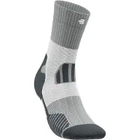 Bauerfeind Sports - Women's Trail Run Mid Cut Socks - Calcetines de running size 39-42, gris