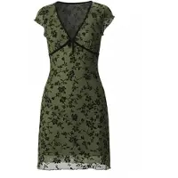 LapaPlus Vestido de verano verde oscuro