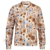 Cloud5ive Chaqueta de entretiempo beige / azul claro / marrón oscuro / albaricique