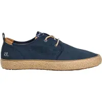 Pepe Jeans para hombre. PMS100007 Alpargatas Port Casual marino (44), Azul, Tela, Plano, Cordones, outlet 2026.