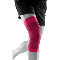 Bauerfeind Sports - Sports Compression Knee Support - Vendaje deportivo size M, rojo/fucsia
