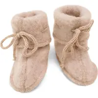Engel - Baby Booties with Ribbon - Zapatillas de estar por casa size 62/68, beige