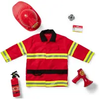 Melissa & Doug Disfraz Role Play Costume Set Fire Chief