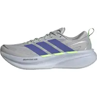 Adidas Zapatillas de running 'Supernova Glide' gris / lima / azul violaceo