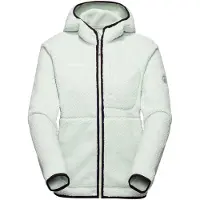 Mammut - Women's Falera Pro ML Hooded Jacket - Forro polar size XS, gris/blanco