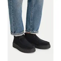 Clarks Botines con cordones 'Torhill Moss' negro