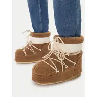 Moon boot - Apreski - Icon Low Fleece Camel - Talla 33-35 - Marrón