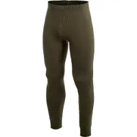 Woolpower - Long John 400 - Ropa interior merino size S, gris/oliva