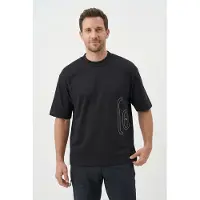 CMP - Loose Fit T-Shirt - Camiseta de manga corta size L, negro