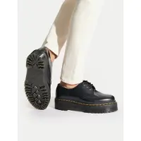 Dr. Martens Zapatos con cordón '1461 Quad' dorado / negro