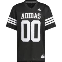 Adidas Camiseta de fútbol negro / blanco