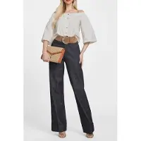 Guess Marciano GUESS Pat Off Shoulder Top Sandy Shore Talla: 38 | Blusas Outlet | Mujer | Marrón
