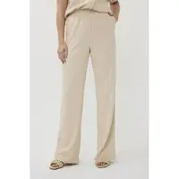 Esqualo Trousers Fancy Crinkle Light Sand Talla: XL | Pantalones Outlet | Mujer | Marrón