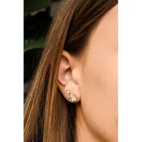 Otazu Light Peach Earpins Talla: OS | Pendientes Outlet | Mujer | Naranja