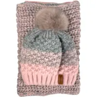 Kumixi Gorra 'Set: Mütze & Loop Schal' rosa
