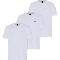 BOSS para hombre. 50559436 Pack 3 Camisetas Basic blanco (XL), Casual, Algodón, Manga corta, outlet 2026.