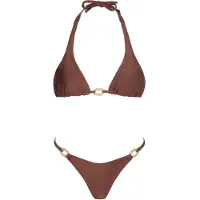 Acuarela Brand Bikini 'Capri Halter' capuchino