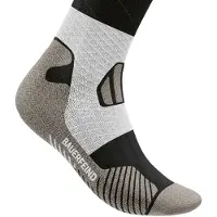 Bauerfeind - Trail Run Mid Cut Socks - Calcetines de running size 38-41, gris