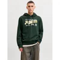 Jack & Jones Sudadera amarillo / pino / blanco