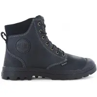 Palladium Botines con cordones 'PAMPA' negro