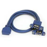 StarTech.com Cable De 2xusb 2.0 Hembra A Placa Base 50 Cm