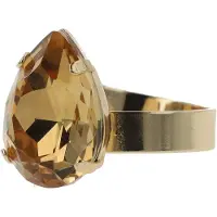 Otazu Classic Drop Ring Light Topaz Brown Talla: OS | Anillos Outlet | Mujer | Marrón