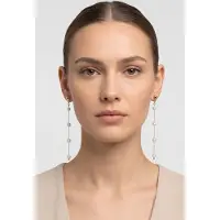 Purelei Pendientes 'Dewdrop' oro / blanco perla