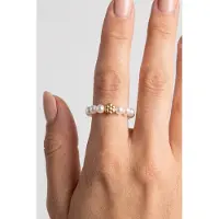 Purelei Anxiety Shiny Bloom Ring Gold / 56-60 Talla: M-L | Anillos Outlet | Mujer | Amarillo