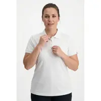 Maier Sports - Women's Ulrike - Polo size 50, blanco/gris