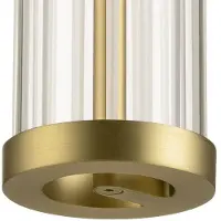 SLV QUIMERA, lámpara colgante, longitud del cable: 150 cm, 2700/3000K, PHASE, acabado en latón cepillado, modelo 1008033