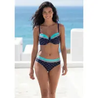 LASCANA Top de bikini 'Monroe' turquesa