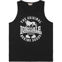 Lonsdale Camiseta 'Bowes' negro / blanco