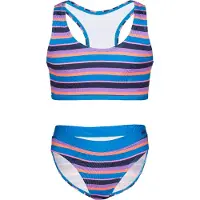 TROLLKIDS - Girl's Kvalvika Bikini - Bikini size 122, azul