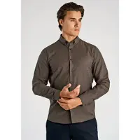 Lindbergh Camisa 'Superflex' azul / marrón oscuro