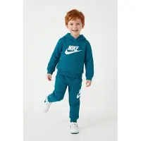 Nike Ropa para correr 'CLUB FLEECE' petróleo / blanco
