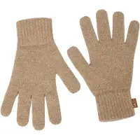 GOBI Cashmere Guantes con dedos 'Essential Knit Cashmere Gloves' taupe